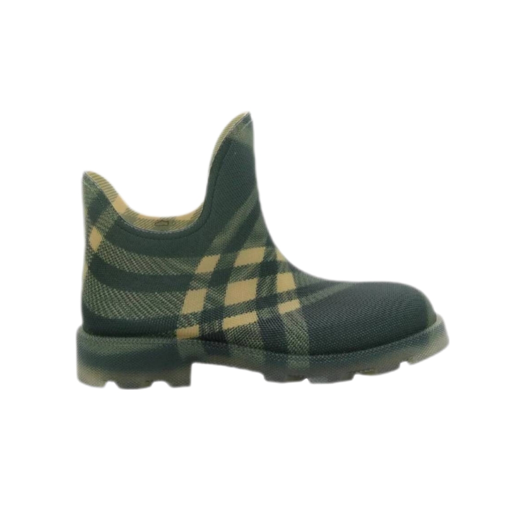 Burberry Green Mens Rainboots